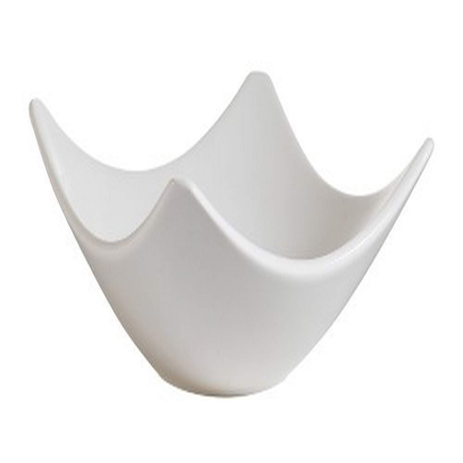 CAC China SHA-H6 Sushia 6-Inch New Bone White Porcelain Square Dish, Box of 36