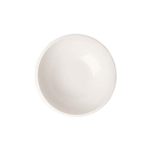 Villeroy & Boch NewMoon Round S, Stylish Bowl for Soups and Crisp Salads, Premium Porcelain, White, Dishwasher Safe