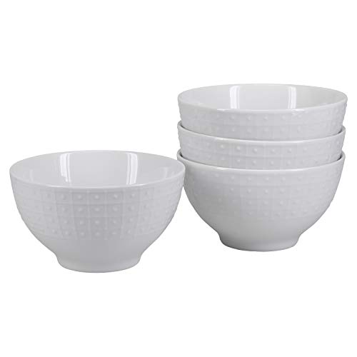 BIA Cordon Bleu Tabula 20-Ounce Bowl, Set of 4, White