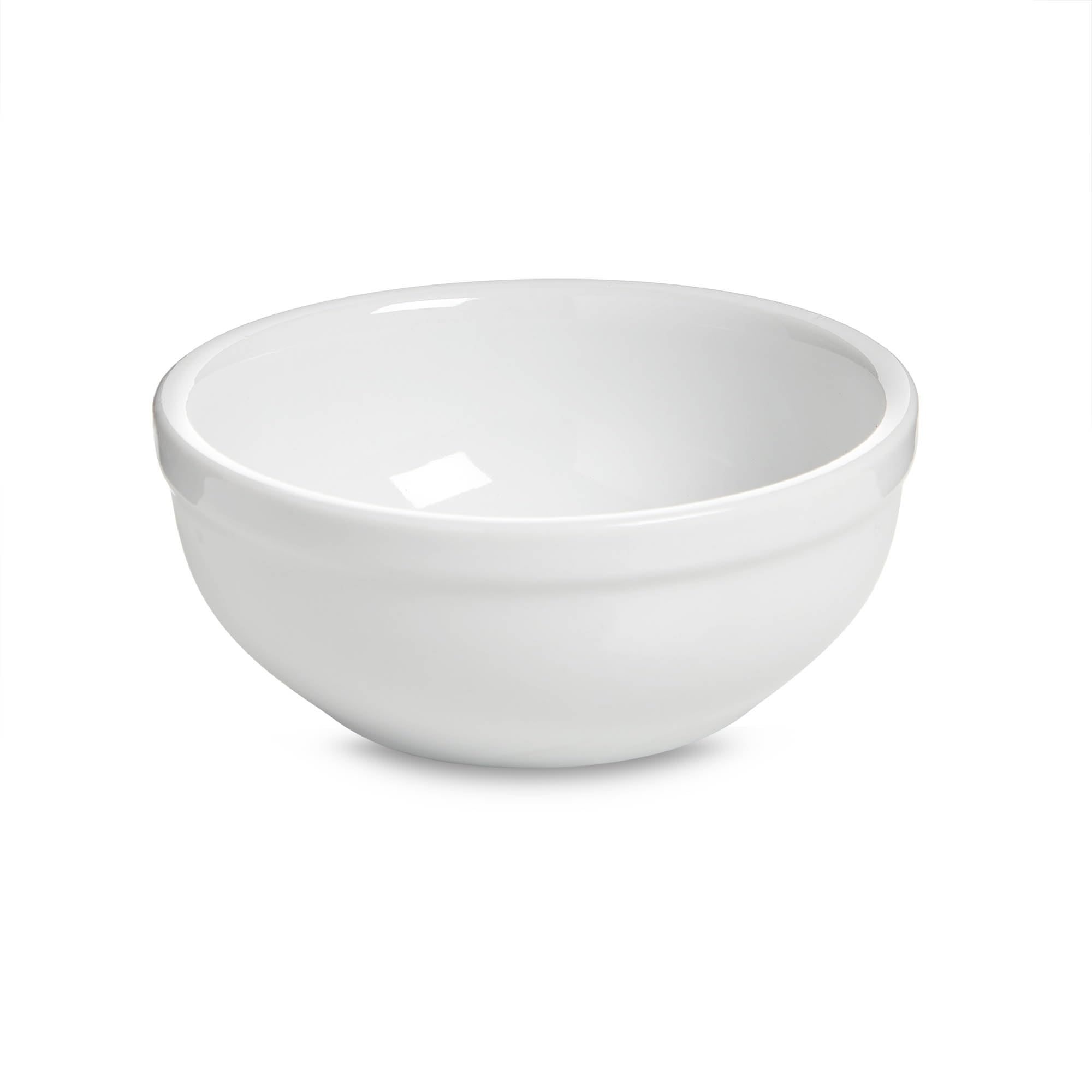HIC Kitchen Chili, Soup and Cereal Bowls, Set of 4, Fine White Porcelain, 16-ounces