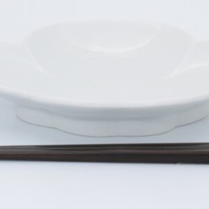 24to3西富陶磁器(Nishitomi) Arita Ware Hakushiyama Kiln Lucky Plate 2 Color Set Red and White Plum