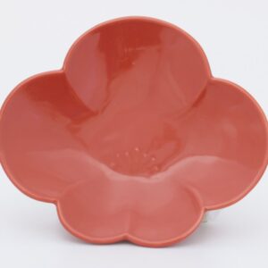 24to3西富陶磁器(Nishitomi) Arita Ware Hakushiyama Kiln Lucky Plate 2 Color Set Red and White Plum