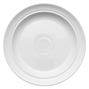 staub ceramic dinnerware 4-pc 9.5-inch soup/pasta bowl set - white
