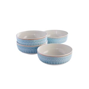 corona 4 bowls set | congo 21oz | 4 pieces | ceramic | ethnic design | set 4 bowls | cerámica