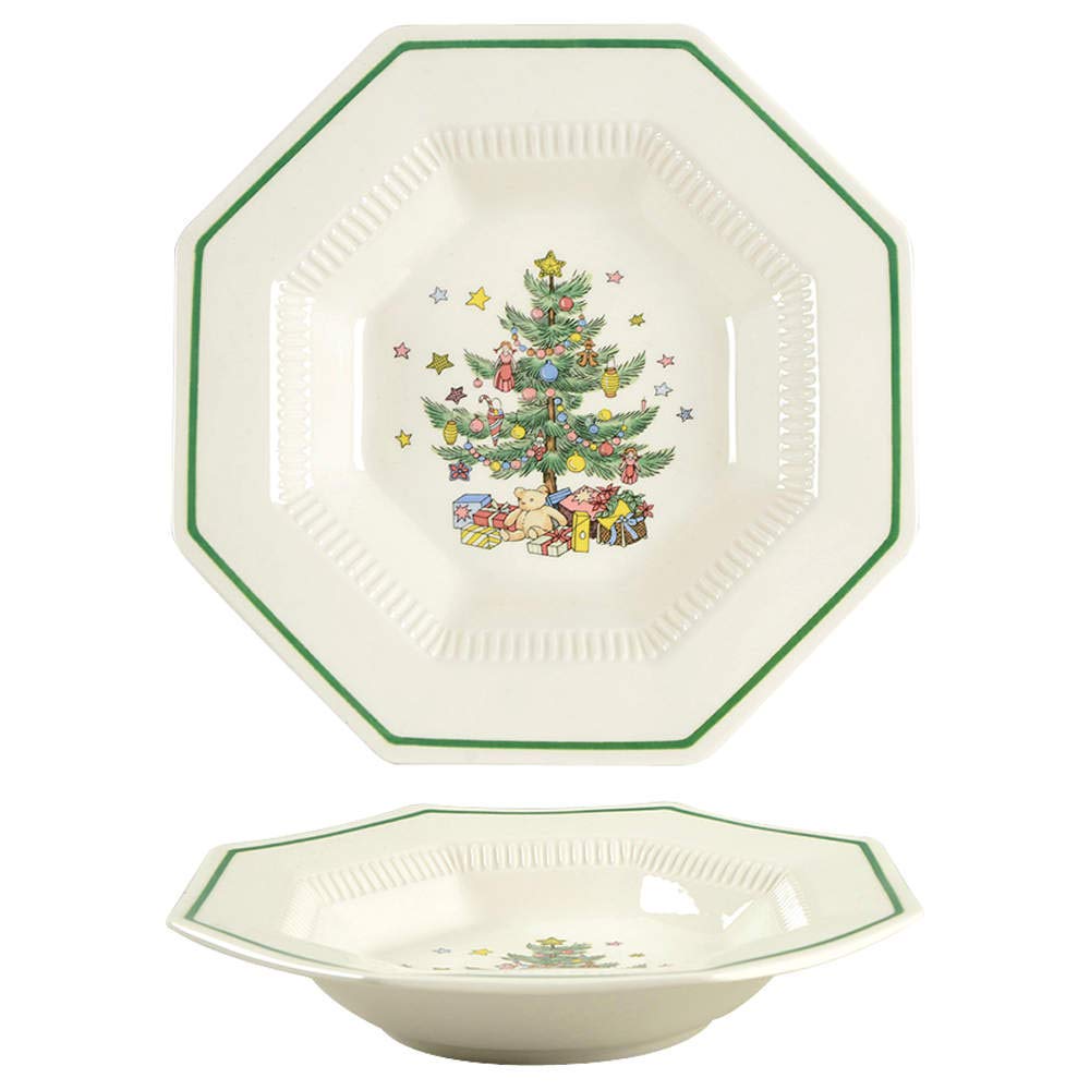 NIKKO Christmastime Rim Soup Bowl