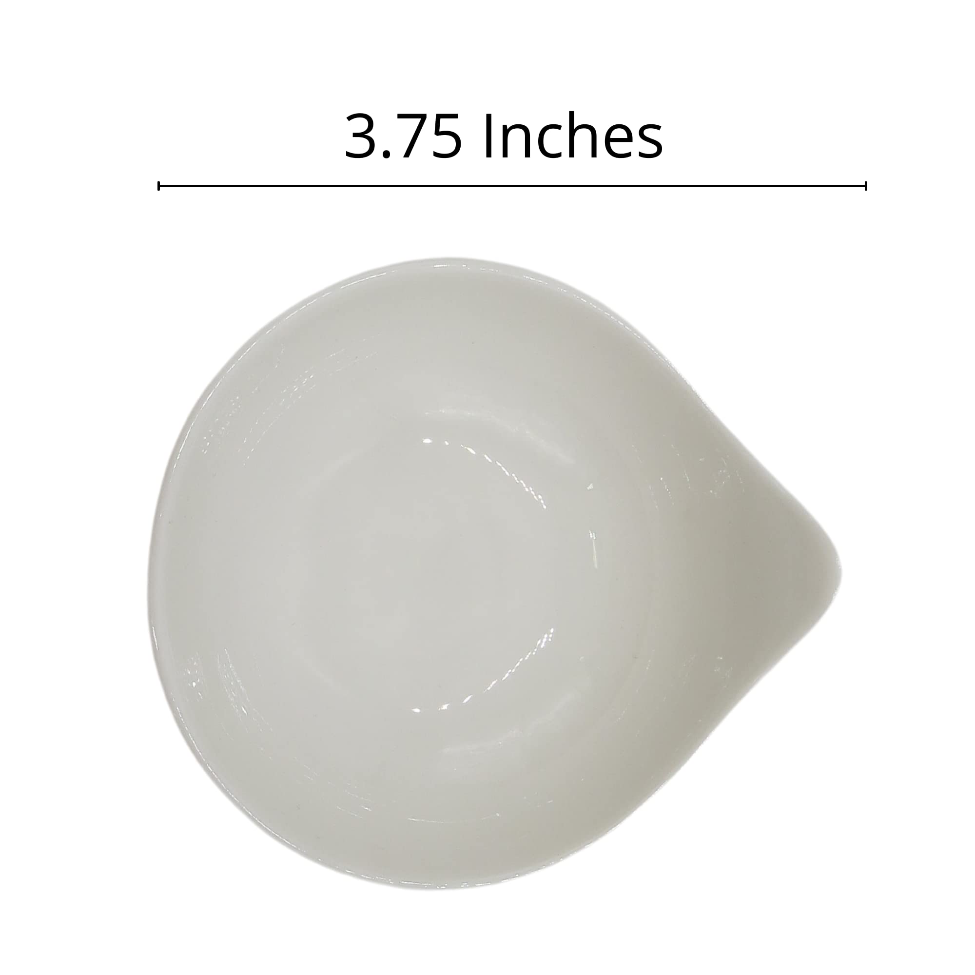 Needzo White Melamine French Onion Soup Bowls, Microwave Safe Bowl for Soups, Stews, Chilis, Baked Beans, and More, Set of 2
