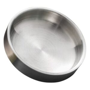 hemoton asian snacks soup cereal bowls stainless steel double- wall vacuum insulated bowl korean seasoning plate kimchi dish cold dishes container appetizer plates size s snack container
