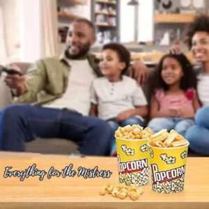 Popcorn Containers, Paper Containers 64 oz Popcorn Containers for Party & Movie, Home, Nature (20 per Pack)