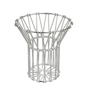 G&D GD Fruit Basket Stainless Steel Wire Fruit Bowl Vegetables Kitchen Utensil Holder Fruit Bowl Foldable Vegetable Tray Deformable Wire Fruit Basket and Serving Multipurpose for kitchen Living room