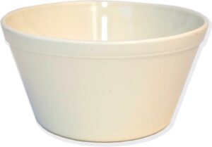carlisle foodservice products reusable plastic bowl bouillon cup, soup bowl for home and restaurant, melamine, 8.4 ounces, white, (pack of 48)