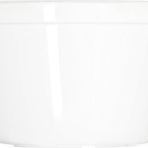 Carlisle FoodService Products Reusable Plastic Bowl Bouillon Cup, Soup Bowl for Home and Restaurant, Melamine, 8.4 Ounces, White, (Pack of 48)