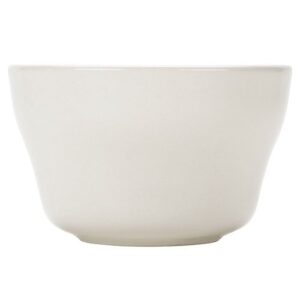 american white (ivory / eggshell) wide rim 7.25 oz. rolled edge china bouillon cup - 36/ case