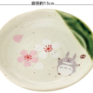 Studio Ghibli - My Neighbor Totoro - Sakura/Cherry Blossom, Skater Traditional Japanese Porcelain Dish Series - Small Plate