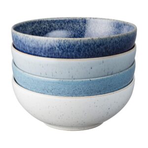 Denby Studio Blue 4 Piece Cereal Bowl Set