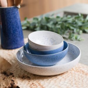 Denby Studio Blue 4 Piece Cereal Bowl Set