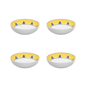 vista alegre castelo branco porcelain cereal bowl, set of 4