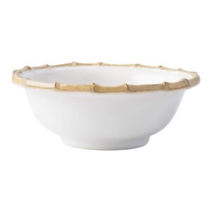 juliska bamboo natural cereal/ice cream bowl