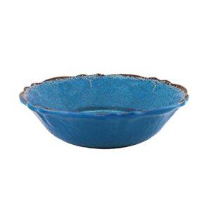 le cadeaux antiqua cereal bowl, blue