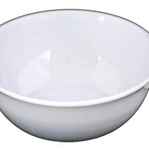 Z-Moments Western Melamine Nappie Bowl Soup Cereal Fruit Snack Bowls, 15-Ounce, 5-1/4" dia., White or Tan #315 (96, White)