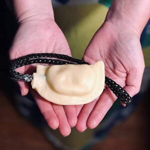 Regent Park Naturals Pierogi on a Rope | Novelty Soap on a Rope | Pittsburgh Theme | 3.5oz