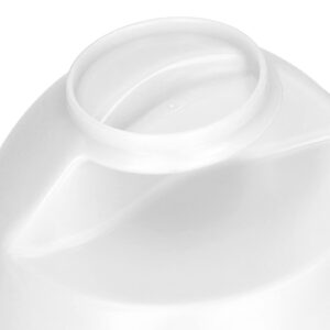 Hidyliu 2-in-1 Double Compartment Cereal Bowl with Separate compartments for Cereal, Milk, Potato Chips and Ketchup(White)