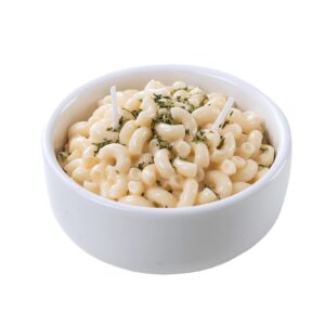 macaroni macaroni and cheese pasta bowl scented candle ritual gift for your lovers friends