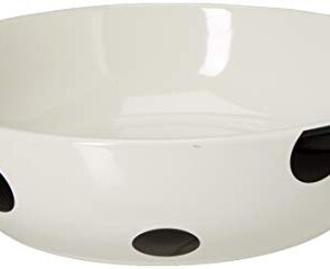 Kate Spade New York Deco Dot Pasta Bowl, 1.45 LB, White