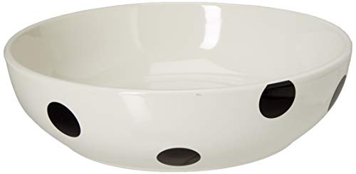 Kate Spade New York Deco Dot Pasta Bowl, 1.45 LB, White