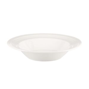 lenox tin can alley rimmed bowl,white