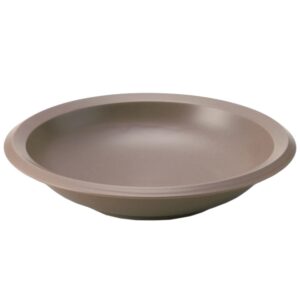 tamaki air stack t-954119 curry & pasta, mocha, diameter 8.7 x height 1.6 inches (22 x 4 cm), microwave & dishwasher safe