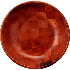 Winco WWB-20 Wooden Woven Salad Bowl, 20-Inch Brown