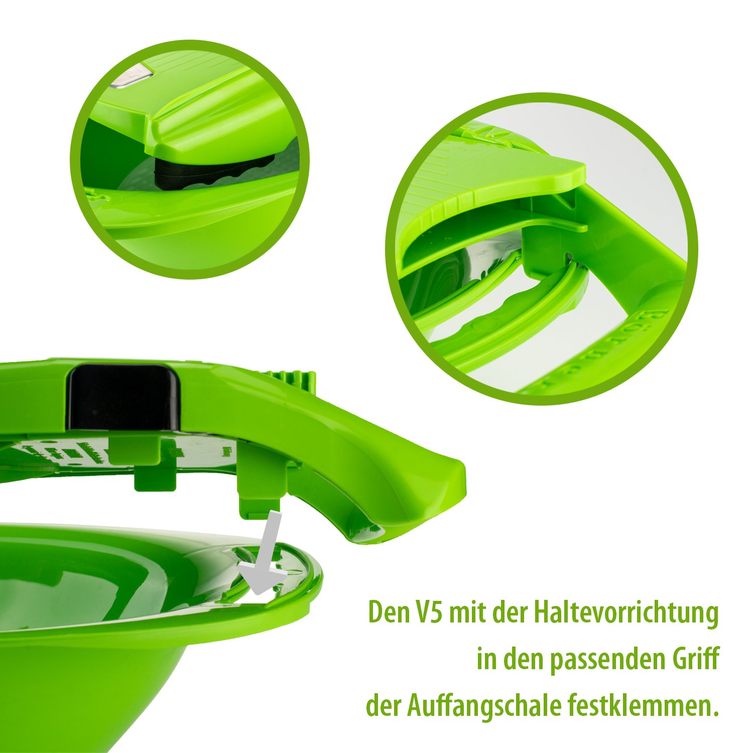 Authentic Börner V-Slicer Bowl (Green)