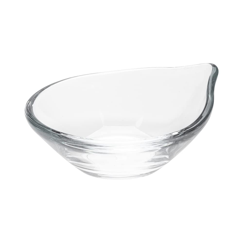 Restaurantware 3 Ounce Small Glass Bowls 6 With Spout Glass Prep Bowls - Dishwasher-Safe Lead-Free Clear Glass Prep Dishes For Spices Condiments Or Ingredients