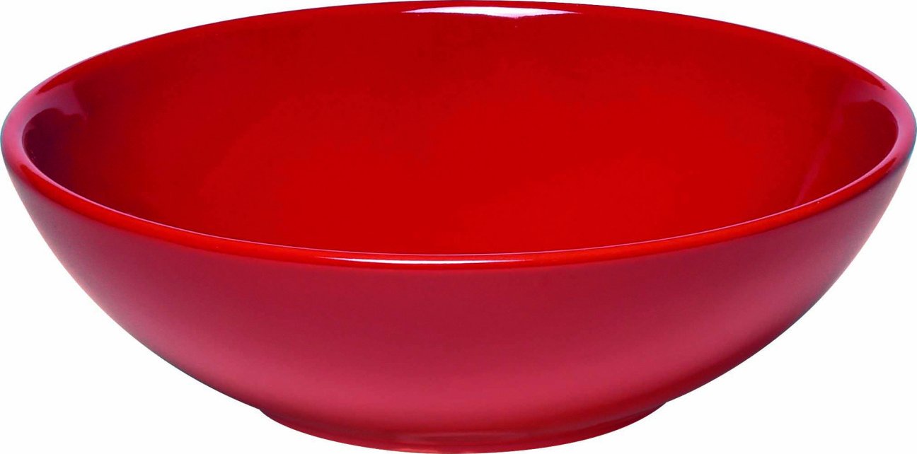 Emile Henry Made In France Salad Bowl, 11", Burgundy Red