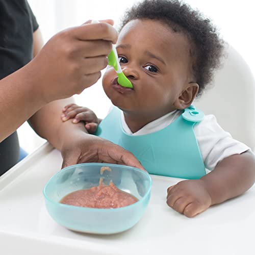 Dr. Brown's Soft-Tip Toddler Spoons with Long Handle for Baby-Led Weaning, BPA Free (Pack of 6)