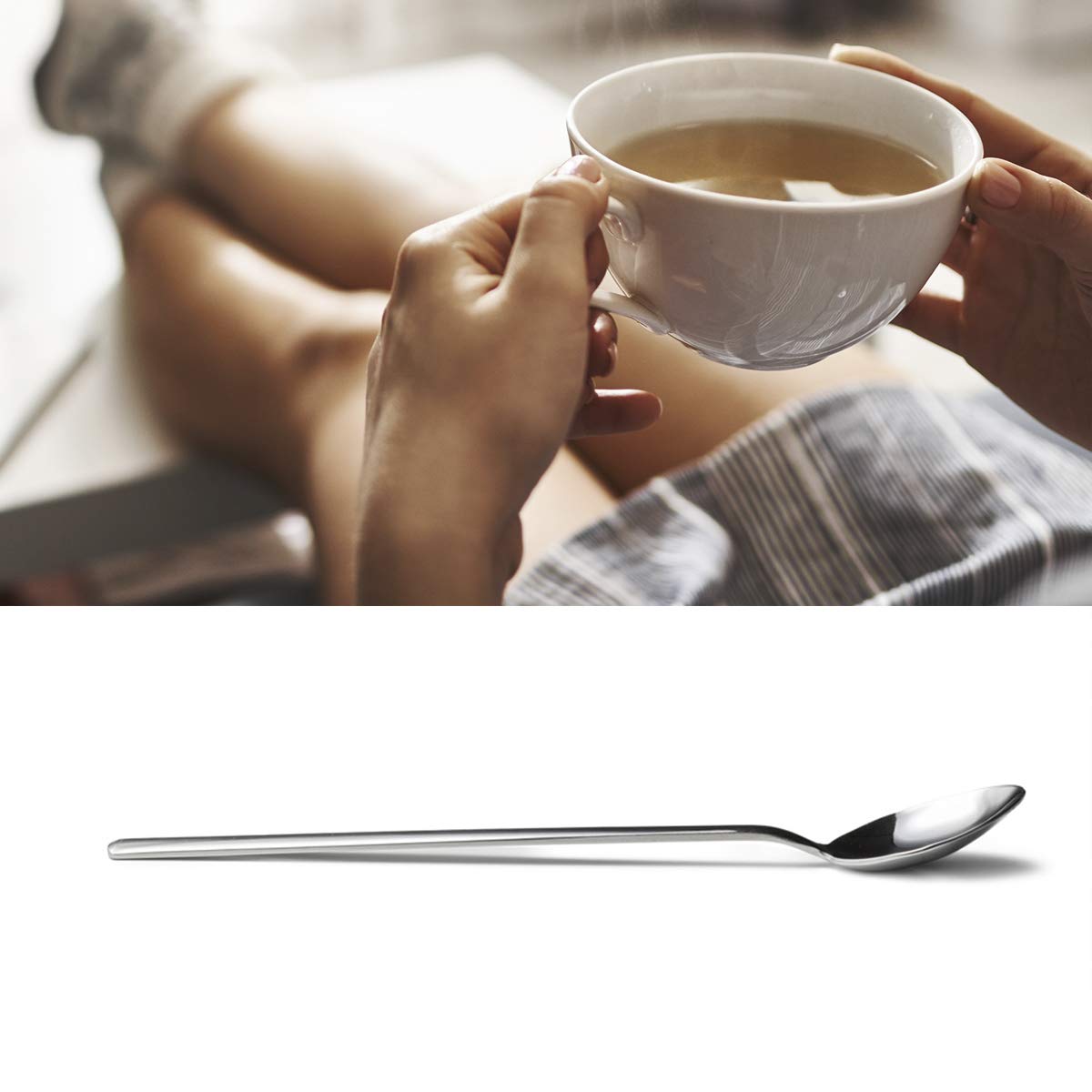 Best Nana Gifts - Good Morning Nana Spoon - Funny Nana Spoon Engraved - Tea Coffee Spoon - Nana Gift from Granddaughter Grandson Wife - Nana Mother's Day/Birthday/Christmas Gifts