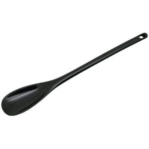 gourmac 12" melamine mixing spoon, black (3512bk)