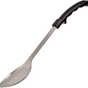 Winco Solid Basting Spoon with Stop Hook and Bakelite Handle, 13-Inch