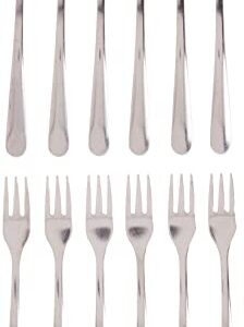 Winco 12-Piece Windsor Oyster Fork Set, 18-0 Stainless Steel, Silver