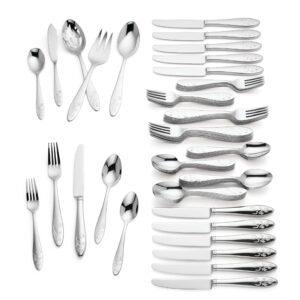 lenox butterfly meadow 65-piece flatware set