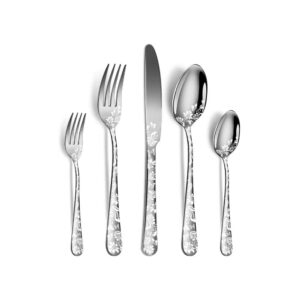 bxnsen silverware set, 20 piece stainless steel flatware set, silverware set for 4,mirror polished cutlery set, tableware set includes knife, fork, spoon