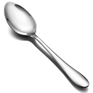 aebeky 12-piece stainless steel dinner spoon,large tablespoons,8-inches (12-piece)