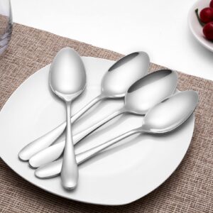 Aebeky 12-Piece Stainless Steel Dinner Spoon,Large Tablespoons,8-Inches (12-Piece)