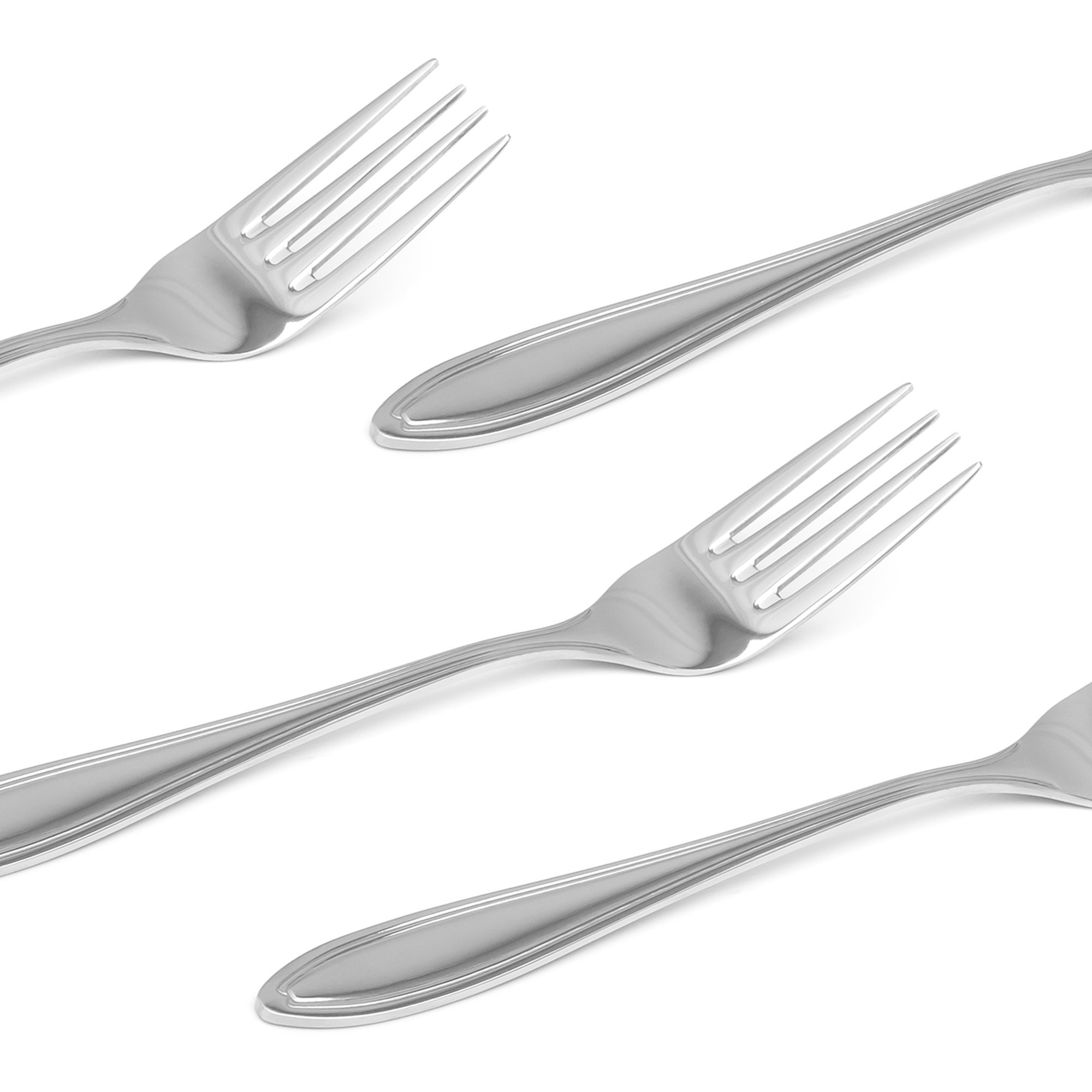 Royal 12-Piece Mini Dessert Forks Set - 18/10 Stainless Steel, 6.0" Mirror Polished Flatware Utensils - Great for Tastings, Cakes, and Using in Home, Kitchen, or Restaurant