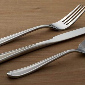 Oneida Dylan 42 Piece Everyday Flatware, Service for 8, 18/0 Stainless Steel, Silverware Set