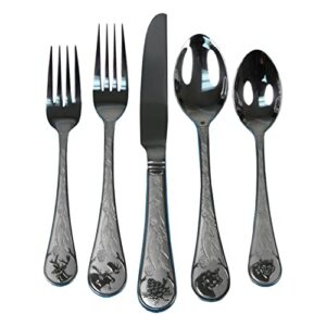 rivers edge products 20piece outdoor ss flatware set