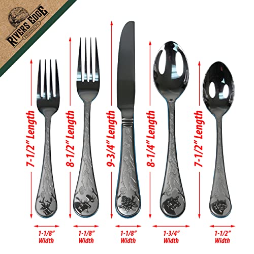 Rivers Edge Products 20Piece Outdoor ss Flatware Set