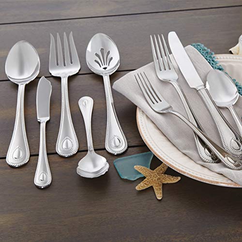 Lenox 829739 French Perle Flatware Set, 11.30 LB, 65-Piece