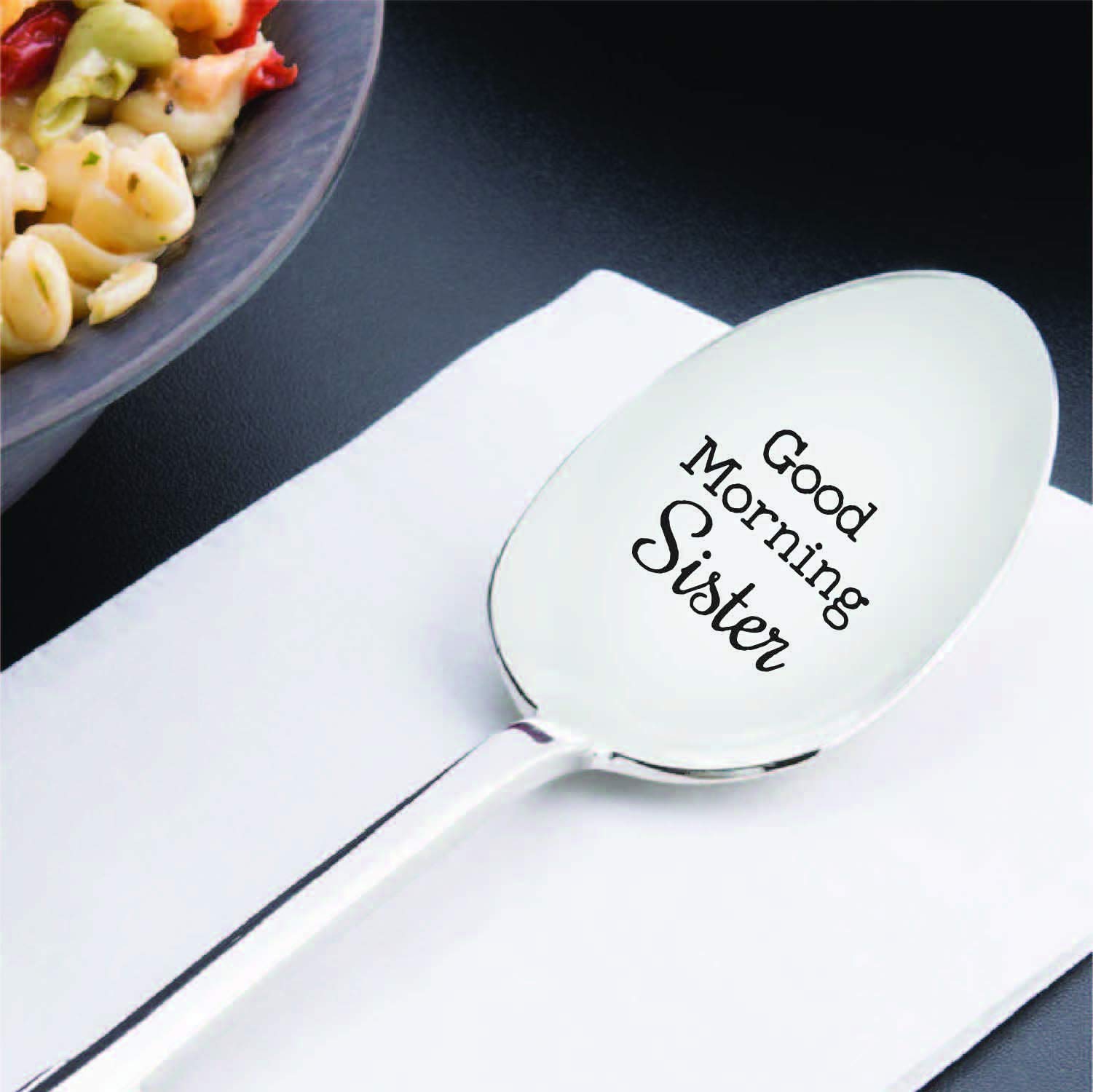 Sister Gifts -Good Morning Sister Spoon Gift from Sister - Sister Birthday Gifts from Sister