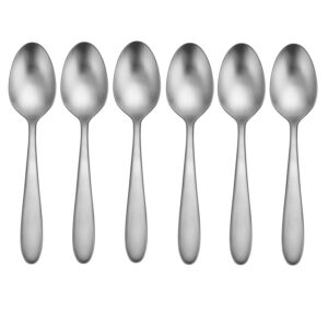 oneida vale set of 6 dinner spoons, silverware set